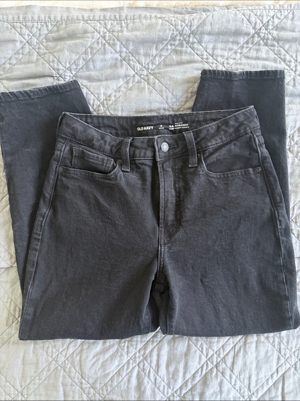 Old Navy black OG straight jeans